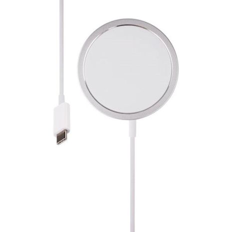 Беспроводное Зарядное Устройство MagSafe USB-C 15W NO LOGO Мят.упак. Цвет Белый