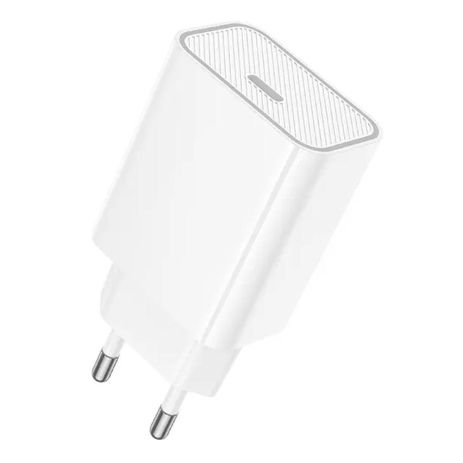 Сетевое Зарядное Устройство Hoco C143A 1USB-C PD/QC 20W Цвет Белый