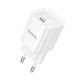 Сетевое Зарядное Устройство Hoco C146A 1USB-C PD/QC 20W Цвет Белый