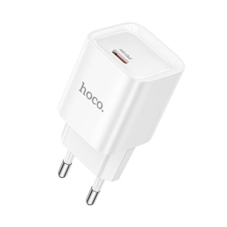 Сетевое Зарядное Устройство Hoco C146A 1USB-C PD/QC 20W Цвет Белый
