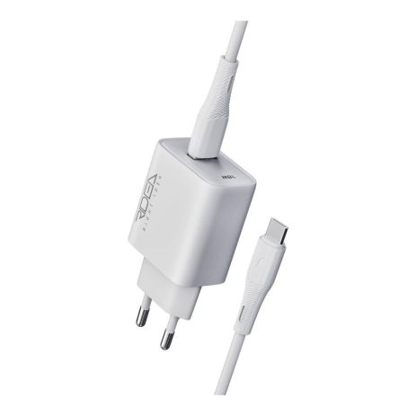 Сетевое Зарядное Устройство Ridea RW-18121 Rapid 1USB QC 18W+Type-C Цвет Белый