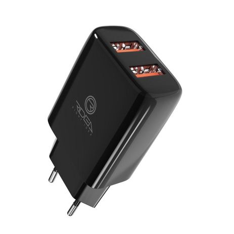 Сетевое Зарядное Устройство Ridea RW-21011 Element Duo 2USB 2.1 A Цвет Черный