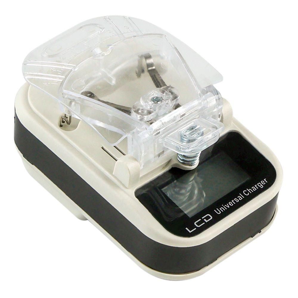 Сетевое Зарядное Устройство Универсальное LCD Евро Цвет Бело-Черный Сетевое Зарядное Устройство Универсальное LCD Евро Цвет Бело-Черный