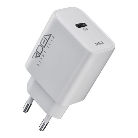 Сетевое Зарядное Устройство Ridea RW-25120 Rapid Max 1USB-C QC/PD 25W Цвет Белый