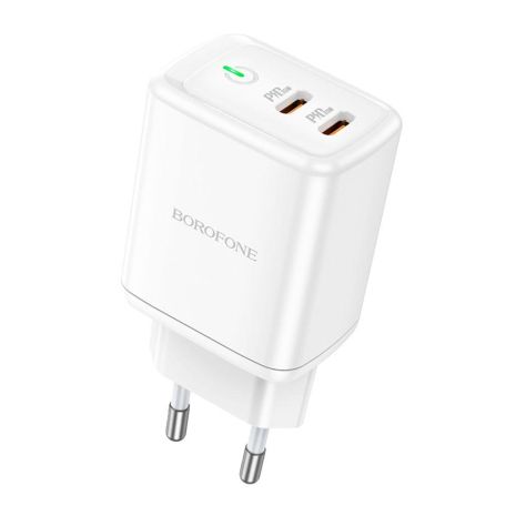 Мережевий зарядний пристрій Borofone BN9 Reacher PD/QC 35W Колір Білий
