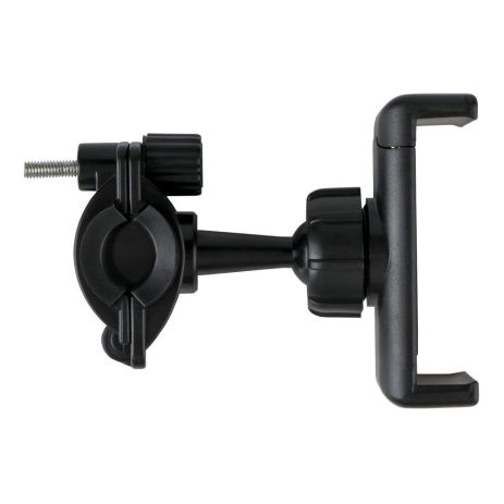 Затискач для телефона на трубу штатива — нарізна стяжка Колір Чорний