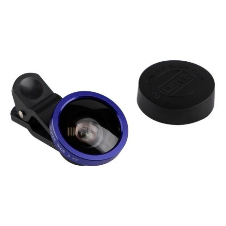 Об'єктив-Лінза Для Телефону Ширококутний 0,4х Колір Чорно-синій