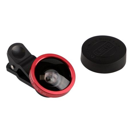 Об'єктив-Лінза Для Телефону Ширококутний 0,4х Колір Чорно-червоний