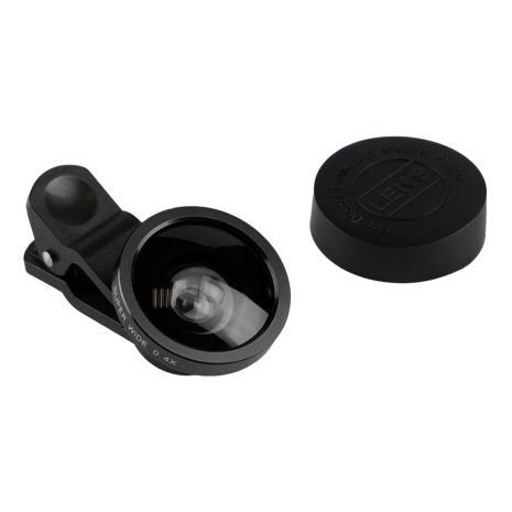 Об'єктив-Лінза Для Телефону Ширококутний 0,4х Колір Чорний