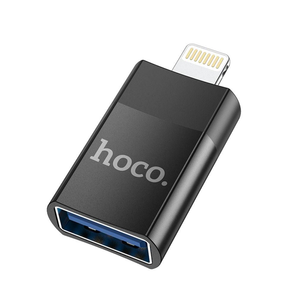 Переходник Hoco UA17 iP Male to USB female USB2.0 adapter Цвет Черный Переходник Hoco UA17 iP Male to USB female USB2.0 adapter Цвет Черный