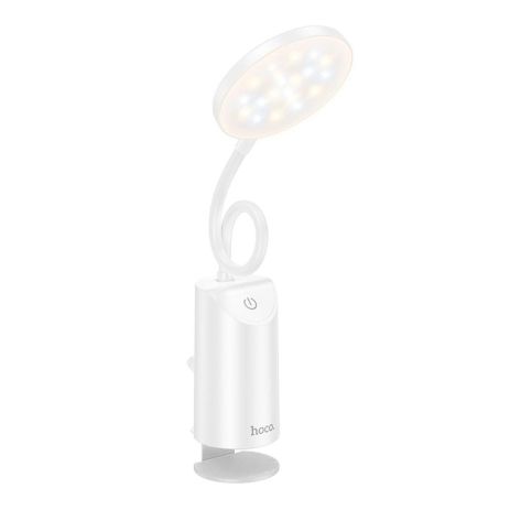 Лампа Настільна з Кліпсою Hoco HX10 Колір Білий