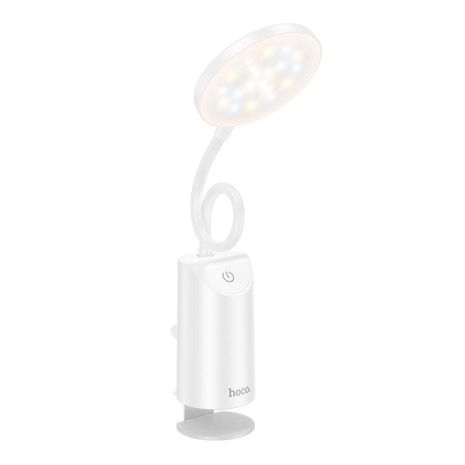 Лампа Настільна з Кліпсою Hoco HX10 Колір Білий