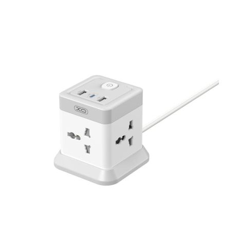 Сетевой Удлинитель XO WL20 20W Square Socket 4AC +USB-A+1USB-C PD/QC 2m Цвет Белый Сетевой Удлинитель XO WL20 20W Square Socket 4AC +USB-A+1USB-C PD/QC 2m Цвет Белый