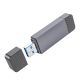 Card Reader Hoco HB45 Spirit 2-in-1 USB/Type-C 3.0 Цвет Серый Card Reader Hoco HB45 Spirit 2-in-1 USB/Type-C 3.0 Цвет Серый