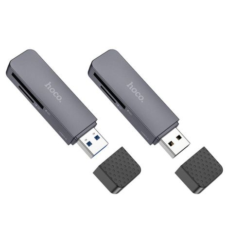 Card Reader Hoco HB45 Spirit 2-in-1 USB 3.0 Цвет Серый