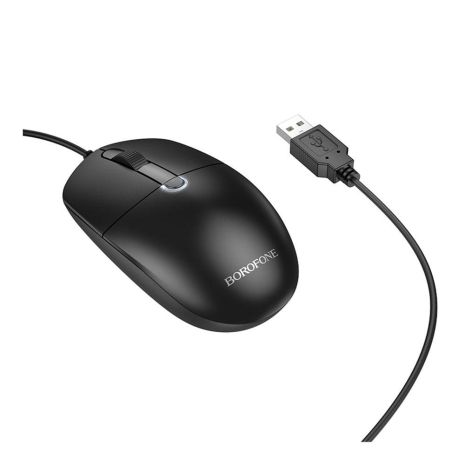 USB Мышь Borofone BG17 Morning Цвет Черный