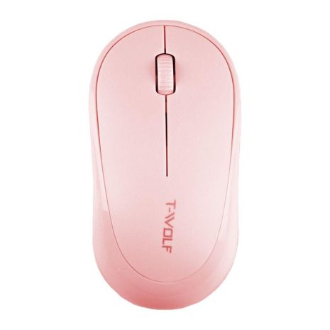 Wireless Мышь TWolf Q18 2.4G Цвет Розовый