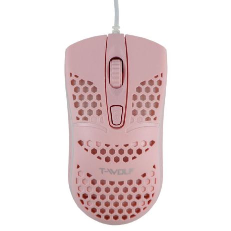 USB Миша TWolf V15 Колір Рожевий