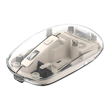 Wireless Миша XO M12 Bluetooth+2.4G Колір Бежевий