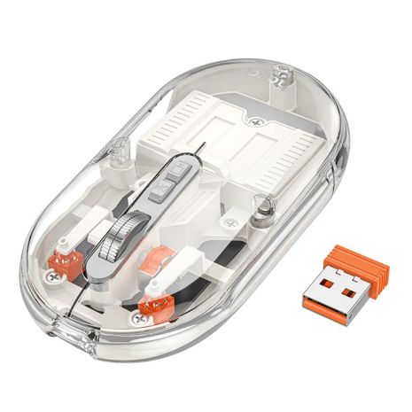 Wireless Миша Hoco GM35 General dual-mode silent (battery version) Колір Білий