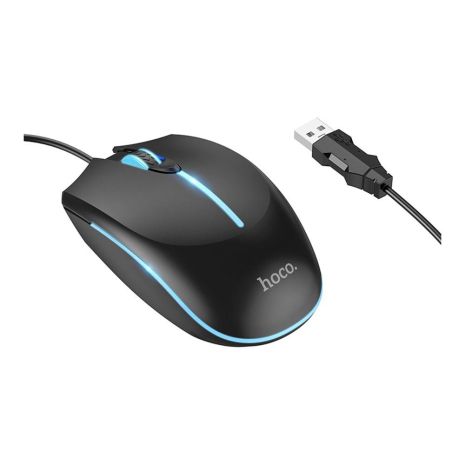 USB Миша Ігрова Hoco GM37 Wonderful gaming luminous Колір Чорний