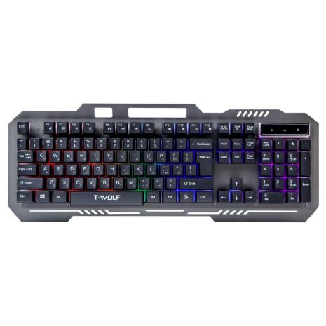 Клавиатура Игровая TWolf T16 Цвет Черный