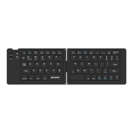 Клавиатура беспроводная складная JEQANG JB-828 Foldable Bluetooth Цвет Черный