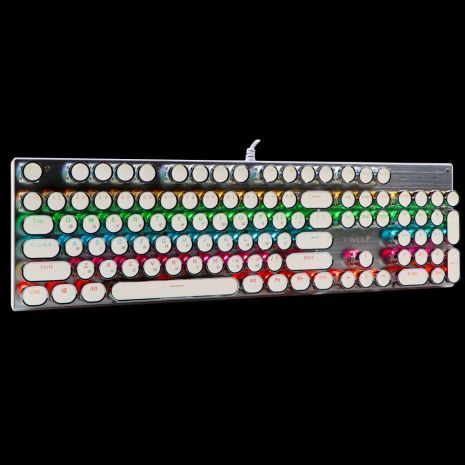 Клавиатура Игровая TWolf T75 punk LED Blue Switch Цвет Белый