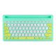 Клавиатура беспроводная JEQANG JB-333 dual-model charging Цвет Зеленый