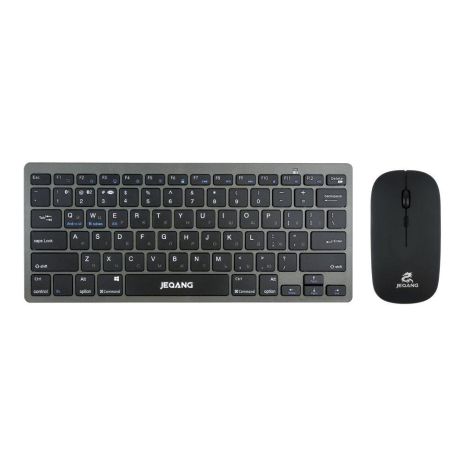 Бездротова Клавіатура та Миша JEQANG JB-326 dual-mode, battery Колір Сірий