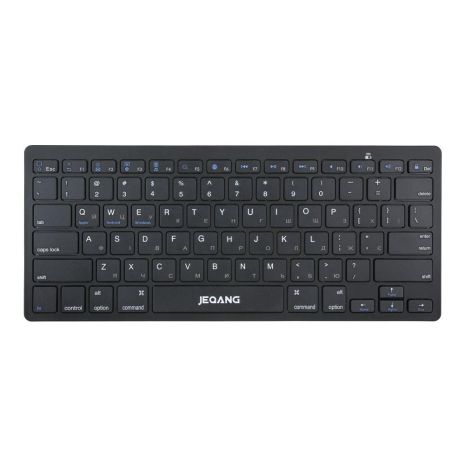 Клавіатура бездротова JEQANG JB-320 bluetooth, battery Колір Чорний