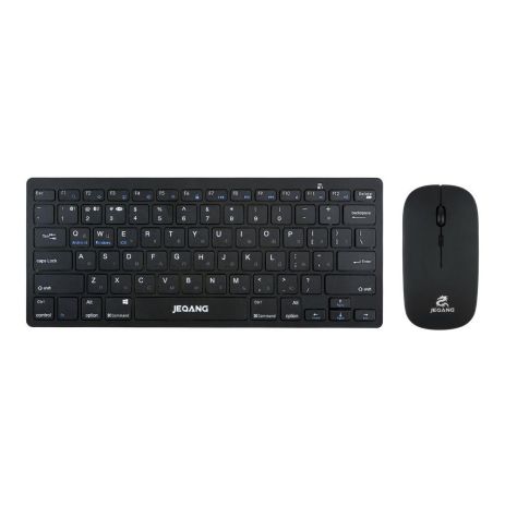Беспроводная Клавиатура и Мышь JEQANG JB-326 dual-mode, battery Цвет Черный