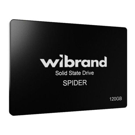 SSD Диск Wibrand Spider 120GB 2.5" 7mm SATAIII Standard Цвет Черный