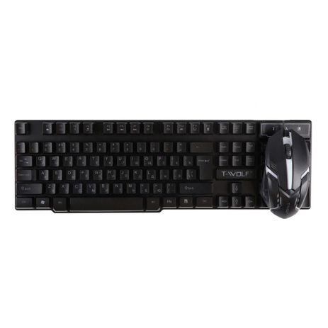 Клавіатура та Миша TWolf TF200 Колір Чорний
