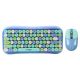 Бездротова Клавіатура та Миша TWolf TF660 Колір Блакитний