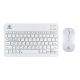 Бездротова Клавіатура та Миша JEQANG JB-350 Bluetooth charging Колір Білий