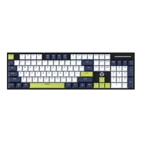 Клавіатура Ігрова Fantech ATOM104S MK878S Mori Blue Switch Колір Білий