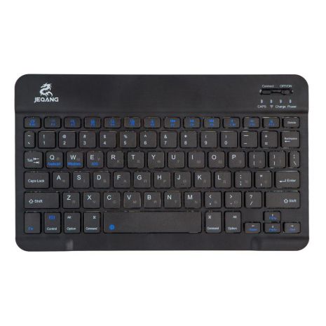 Клавіатура бездротова JEQANG JB-330 bluetooth charging Колір Чорний
