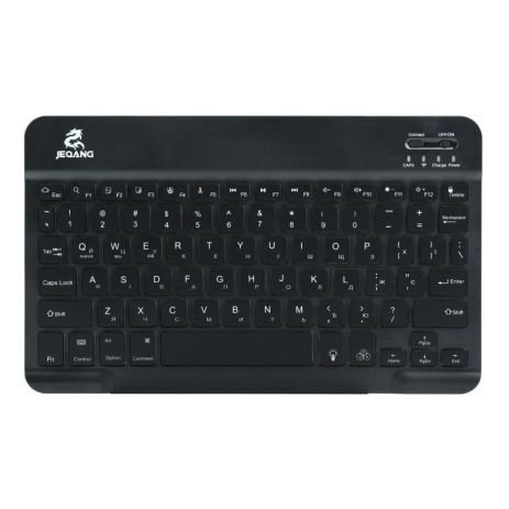 Клавиатура беспроводная JEQANG JB-332 (JB-330) bluetooth backlight Цвет Черный