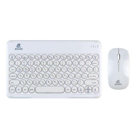 Бездротова Клавіатура та Миша JEQANG JB-362 Колір Білий
