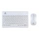 Бездротова Клавіатура та Миша JEQANG JB-362 Колір Білий
