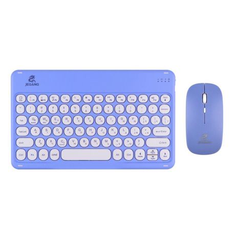 Беспроводная Клавиатура и Мышь JEQANG JB-362 Цвет Фиолетовый