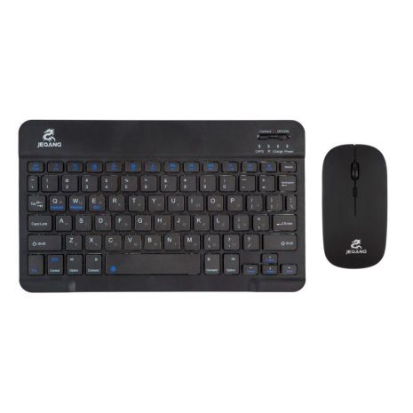 Беспроводная Клавиатура и Мышь JEQANG JB-350 Bluetooth charging Цвет Черный