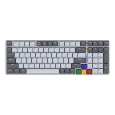 Клавіатура Ігрова бездротова Fantech MAXFIT AIR99 MK916 Brown Switch Колір Сірий