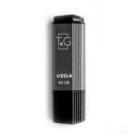 USB Flash Drive T&G 64 gb Vega 121 Колір Сталевий USB Flash Drive T&G 64 gb Vega 121 Колір Сталевий