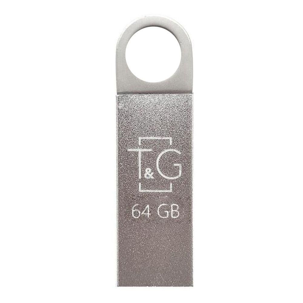 USB Flash Drive T&G 64 gb Metal 026 Колір Сталевий USB Flash Drive T&G 64 gb Metal 026 Колір Сталевий