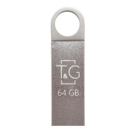 USB Flash Drive T&amp;G 64 gb Metal 026 Колір Сталевий