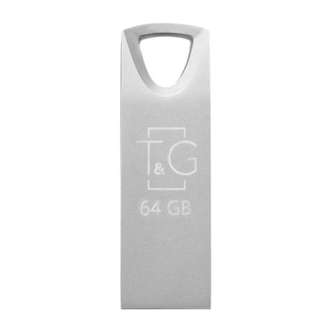 USB Flash Drive T&amp;G 64 gb Metal 117 Колір Сталевий
