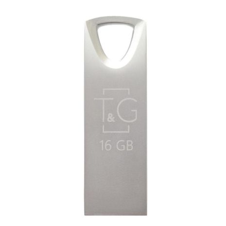 USB Flash Drive T&amp;G 16gb Metal 117 Колір Сталевий