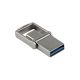 USB OTG T&G 2&1 3.0 Type C 32 GB Metal 104 Колір Сталевий USB OTG T&G 2&1 3.0 Type C 32 GB Metal 104 Колір Сталевий